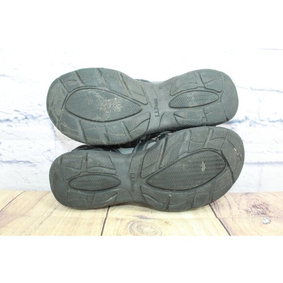 LL Bean Black Nylon Boothbay Sport Hiking Sandals Size 6 M - Picture 6 of 8